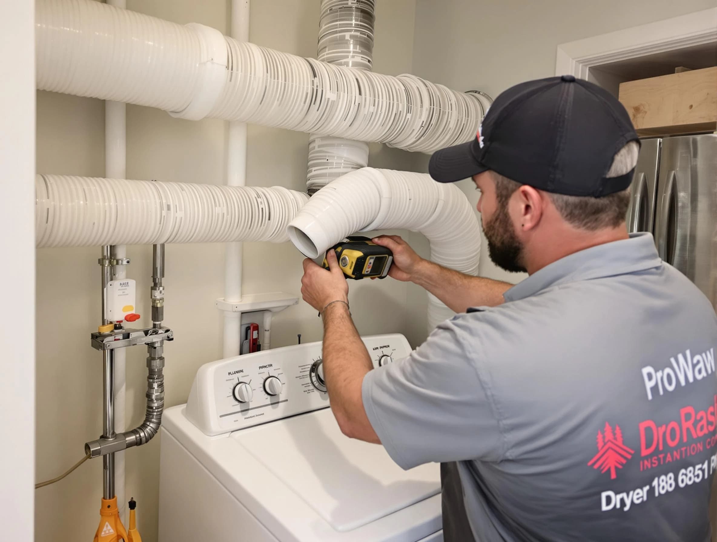 Professional dryer vent hose installation by Brook Highland Dryer Vent Cleaning in Brook Highland