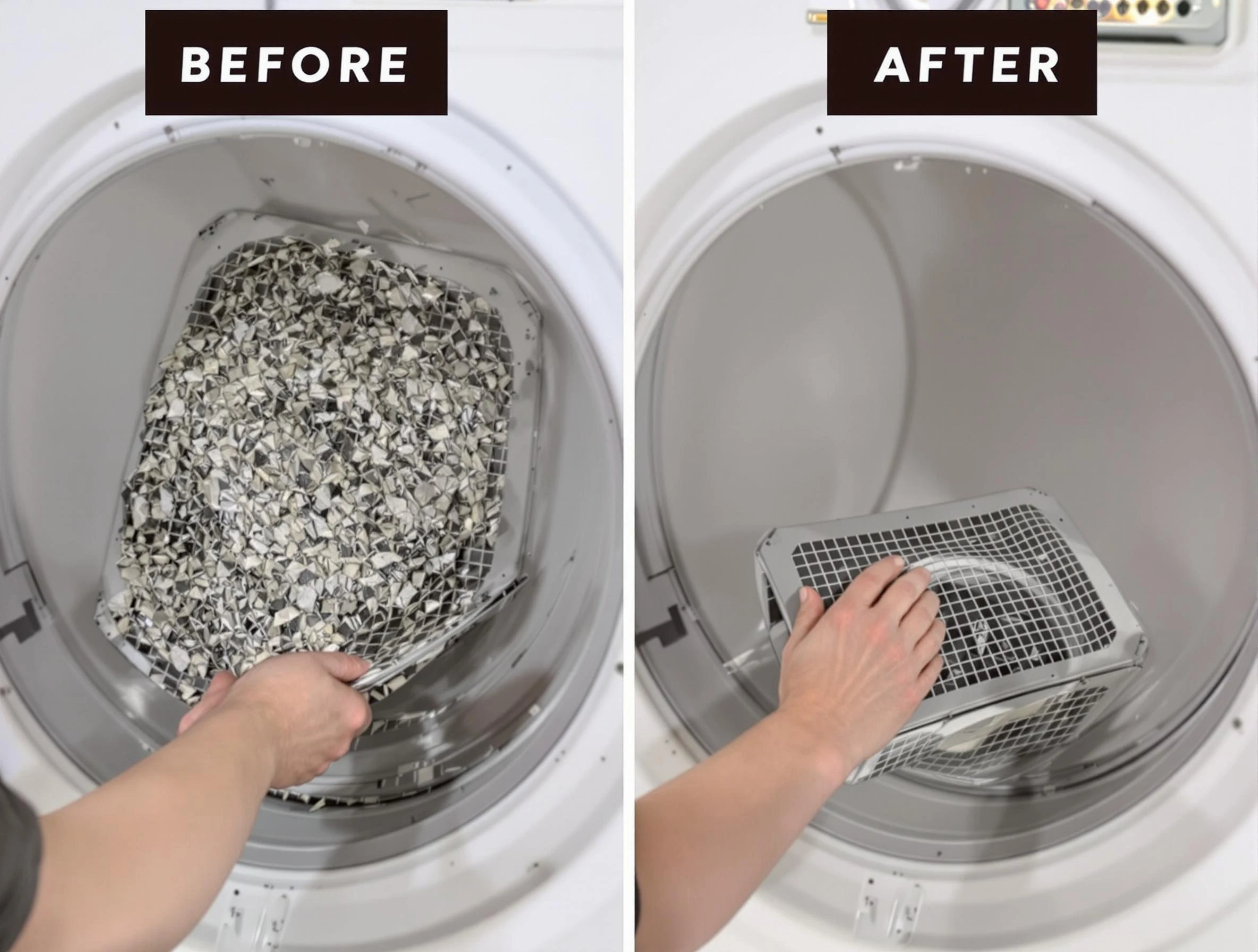 Professional lint trap cleaning by Brook Highland Dryer Vent Cleaning in Brook Highland